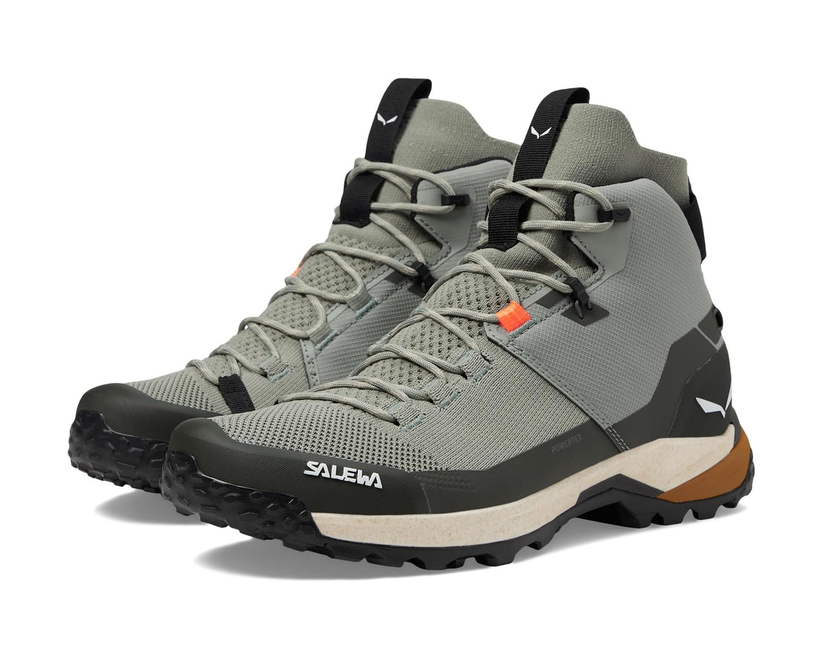 Men's SALEWA Puez Knit Mid PTX Shadow/Dark Olive