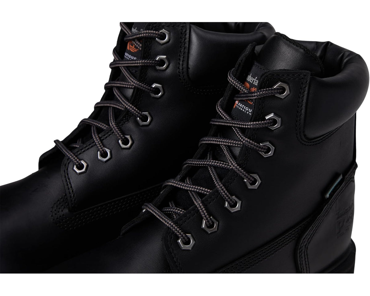Men's Timberland PRO Direct Attach 6 Steel Toe Black-2024 NEW