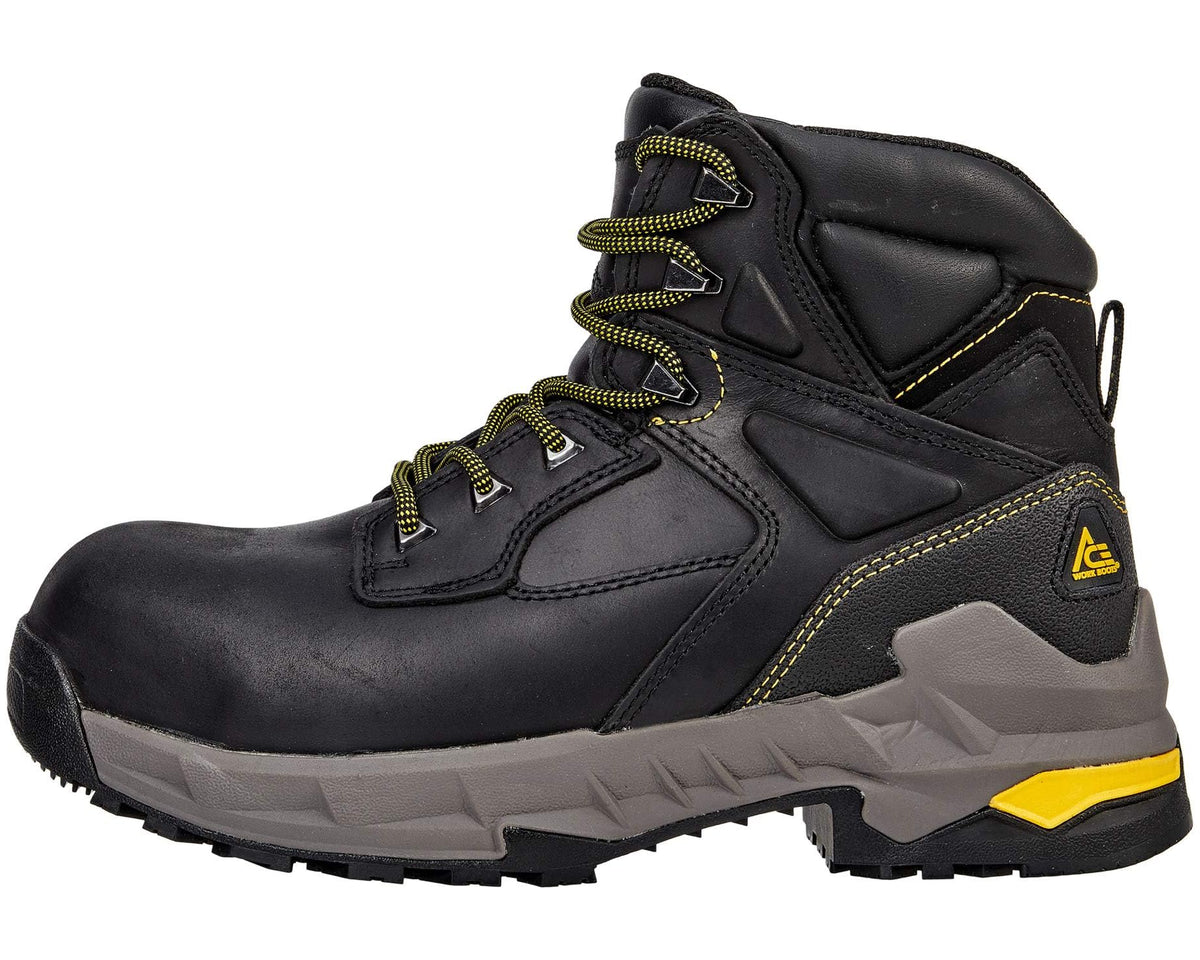Unisex ACE Work Boots Burren Composite Toe Black