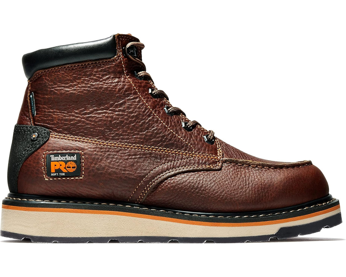 Men's Timberland PRO Gridworks 6 Moc Soft Toe Waterproof Brown Tempest Rancher