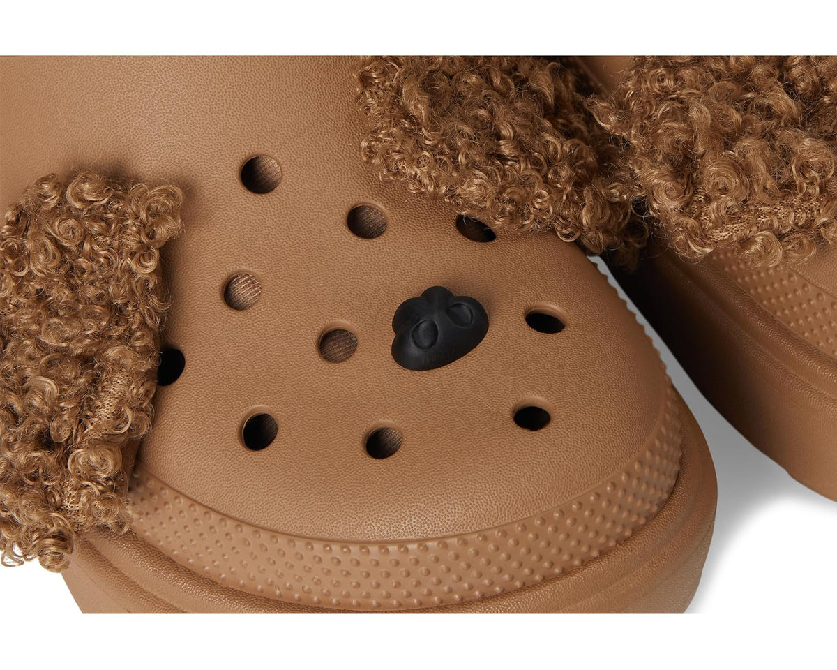 Unisex Crocs Stomp Lined Clogs Sepia Bear