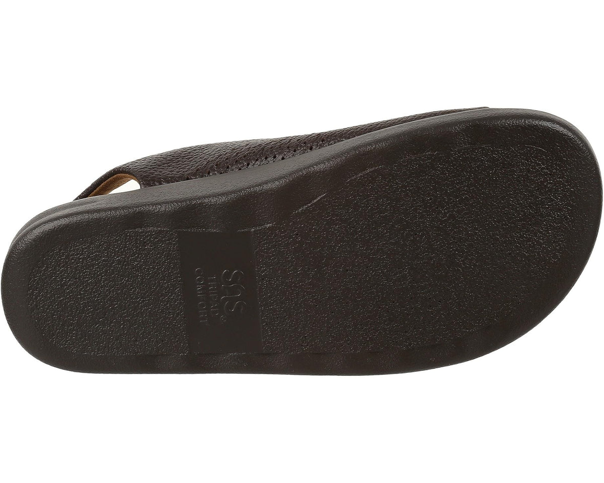 Men's SAS Bravo Adjustable Comfort Sandal Brown