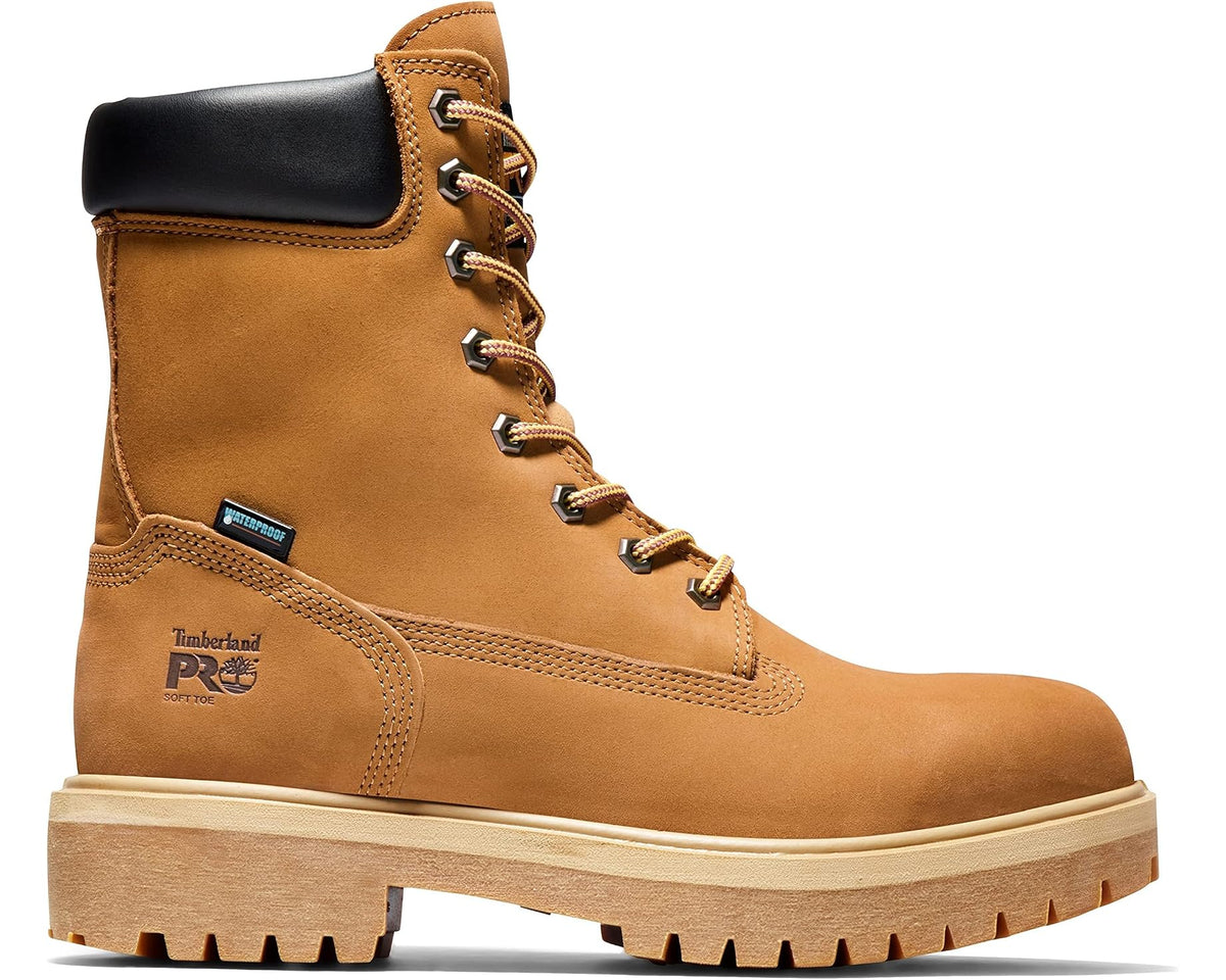 Men's Timberland PRO Direct Attach Waterproof 8 Soft Toe Wheat-2024 NEW