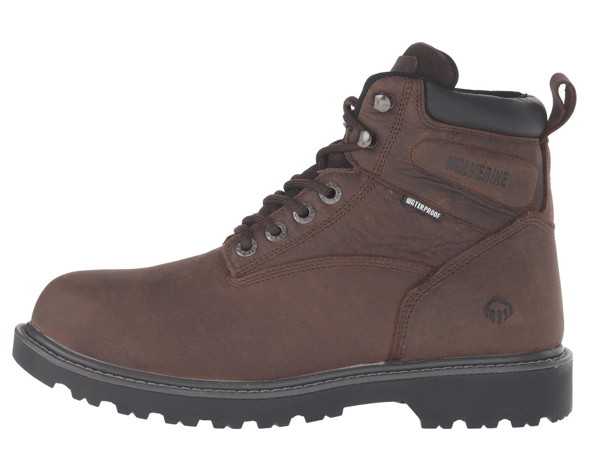 Men's Wolverine Floorhand Soft Toe Dark Brown