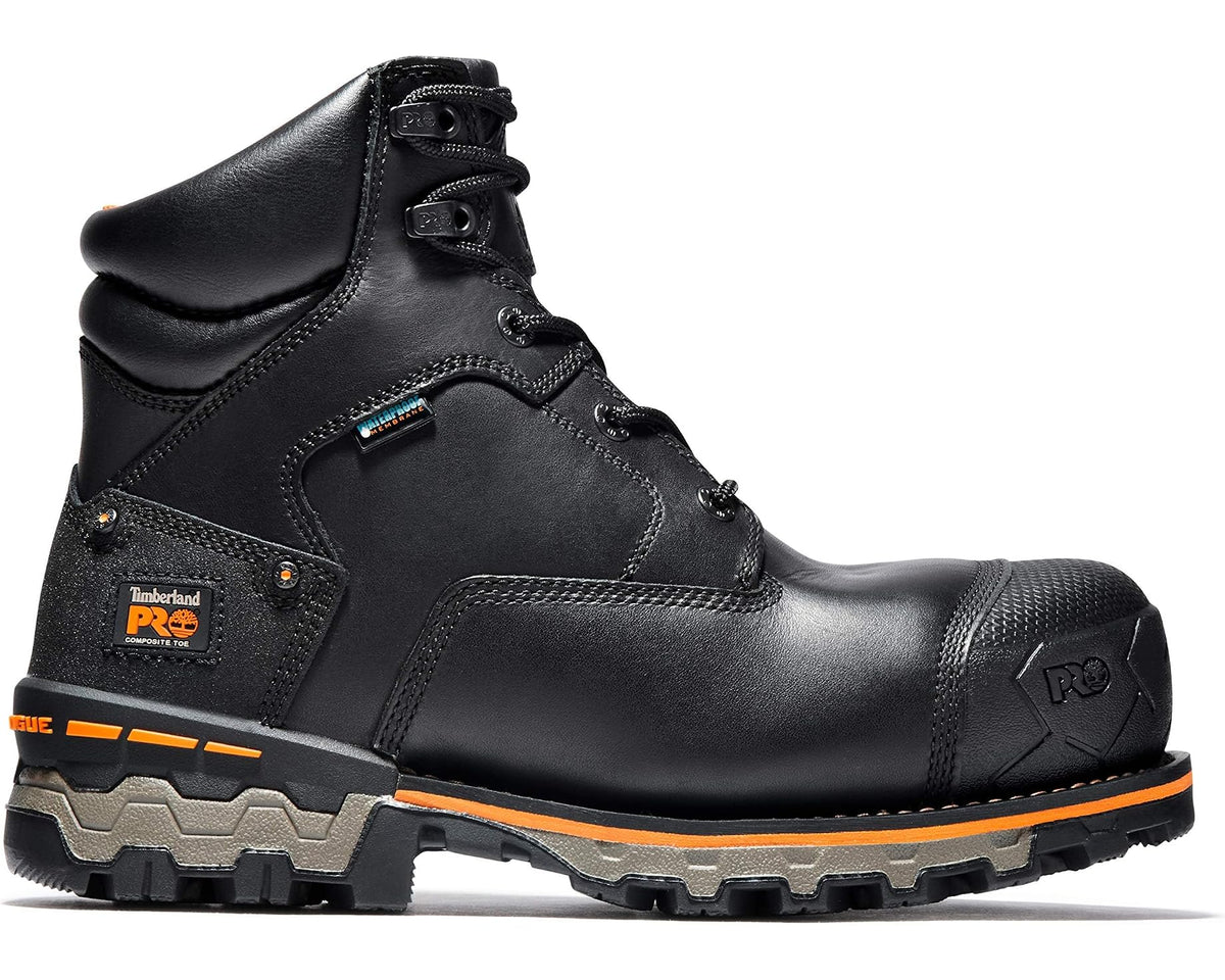 Men's Timberland PRO Boondock 6 Composite Safety Toe Waterproof Black-2024 NEW