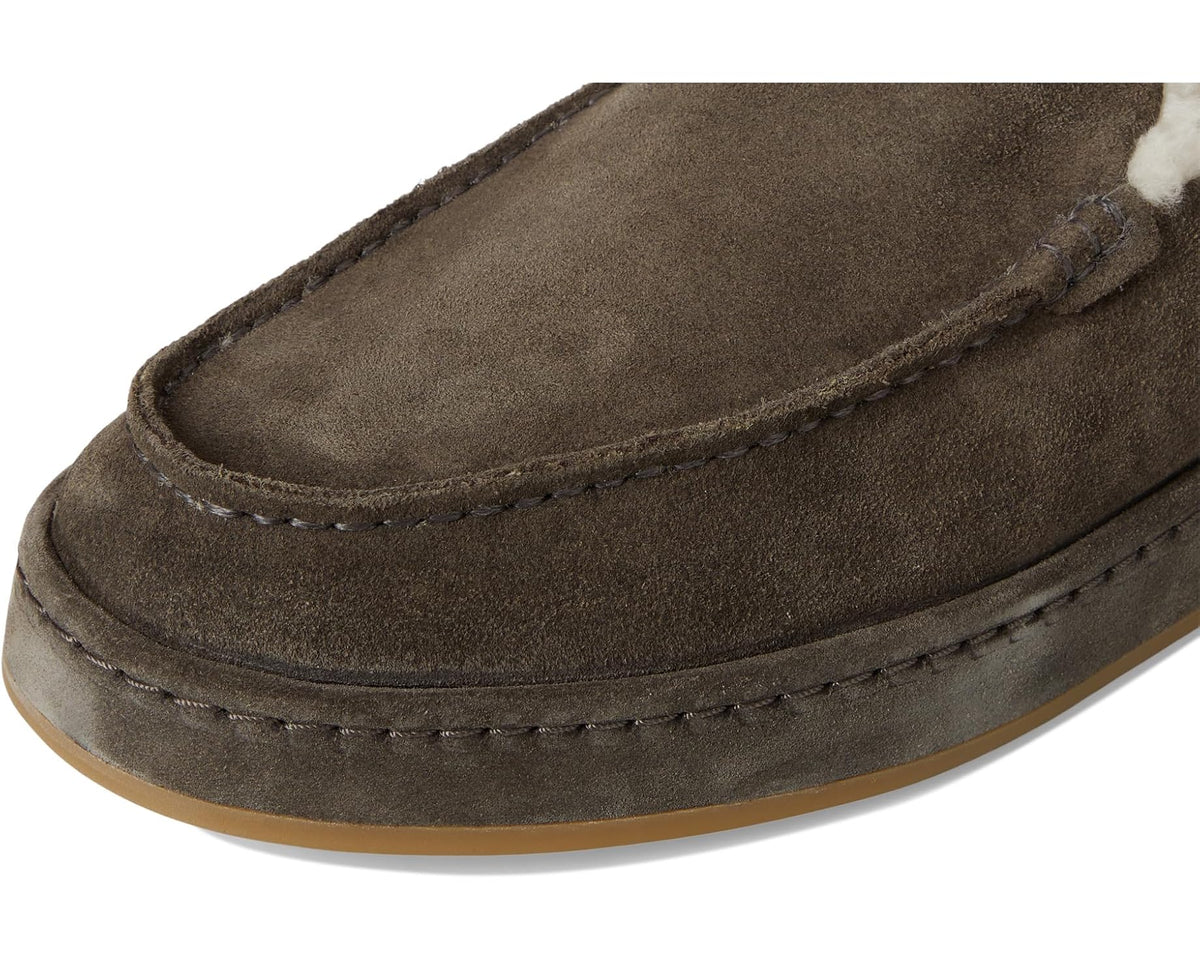 Men's Allen Edmonds Bowen Slip-On Shoes Dark Grey Suede