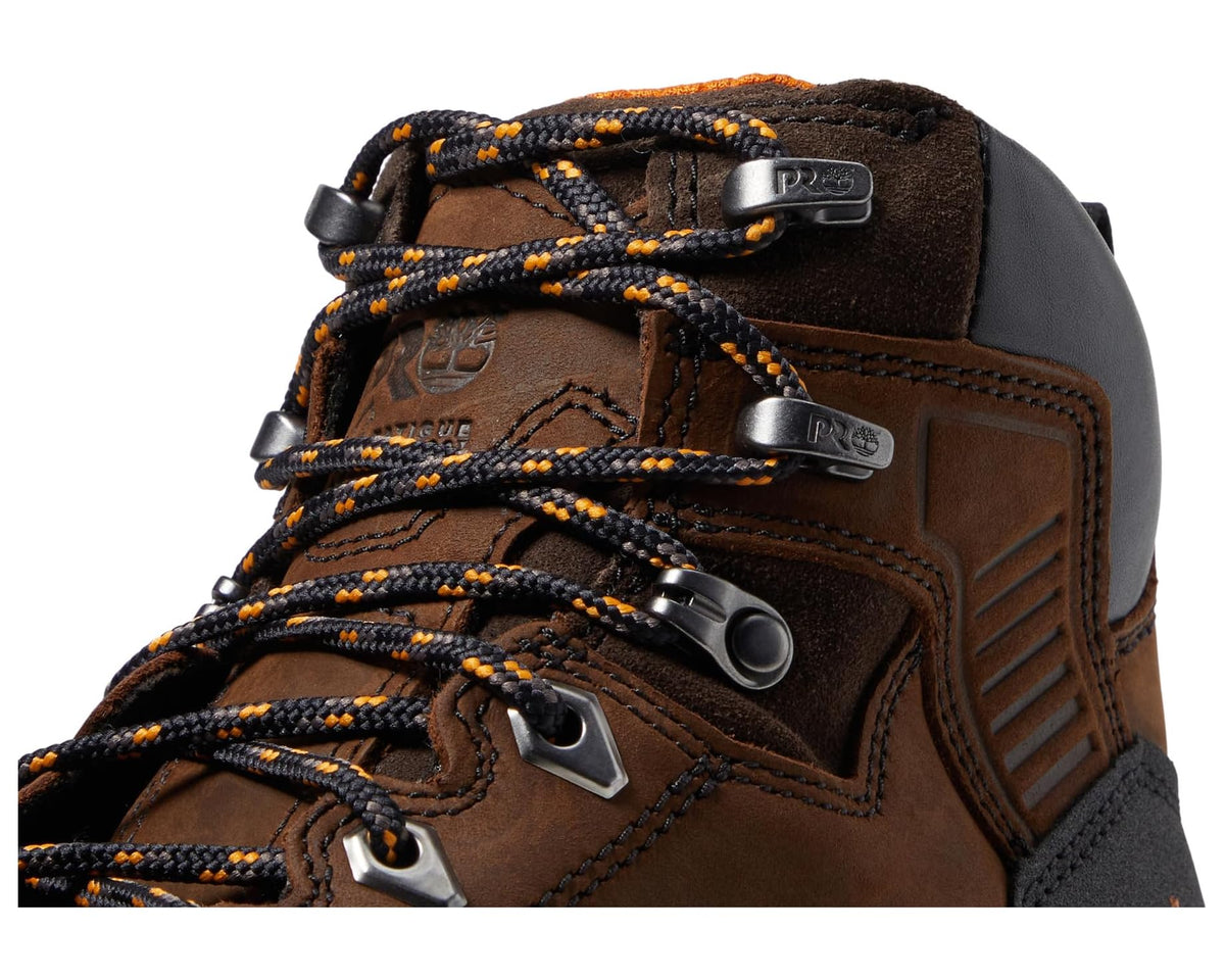 Men's Timberland PRO Endurance EV 6 Composite Safety Toe Puncture Resistant Waterproof Walnut/Orange
