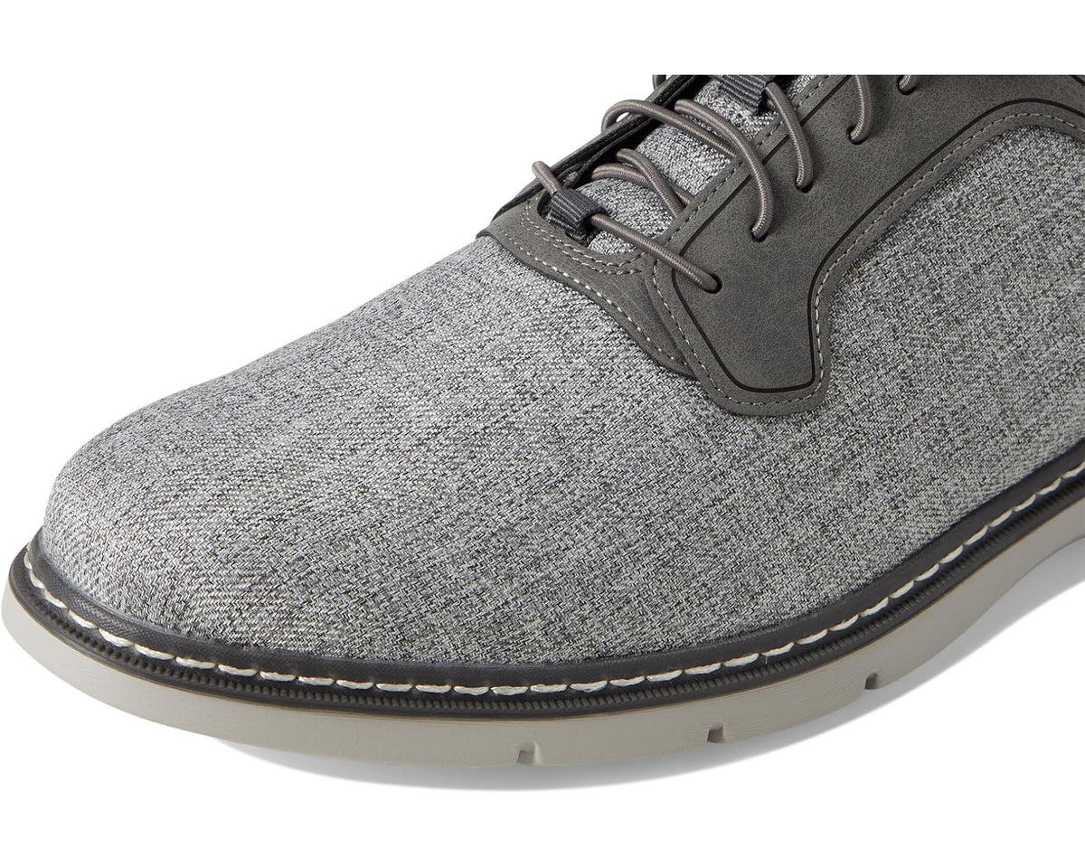 Men's Stacy Adams Scanlan Elastic Lace Gray Multi
