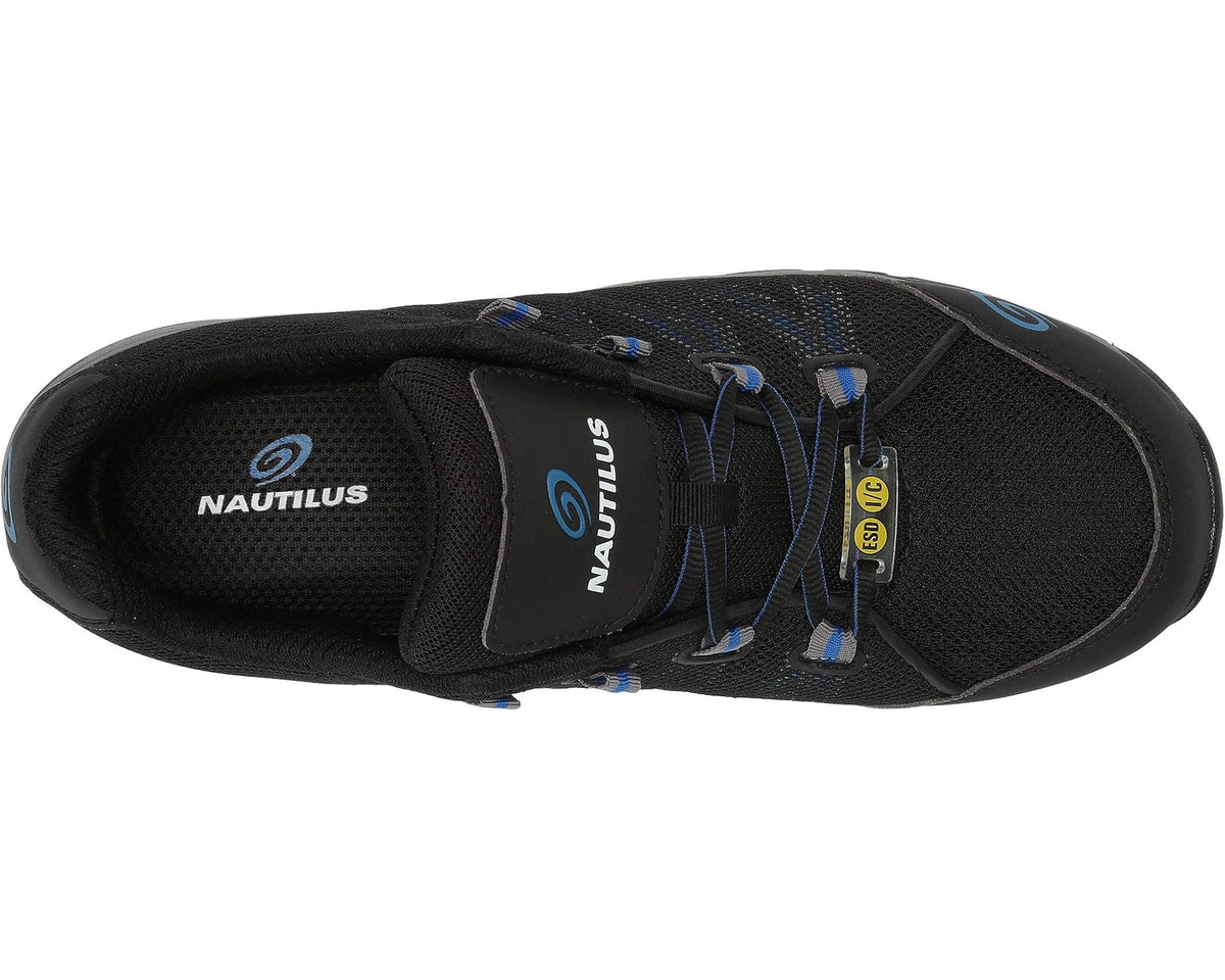 Men's Nautilus Safety Footwear N1345 Carbon Nanofiber Safety Toe SD Black