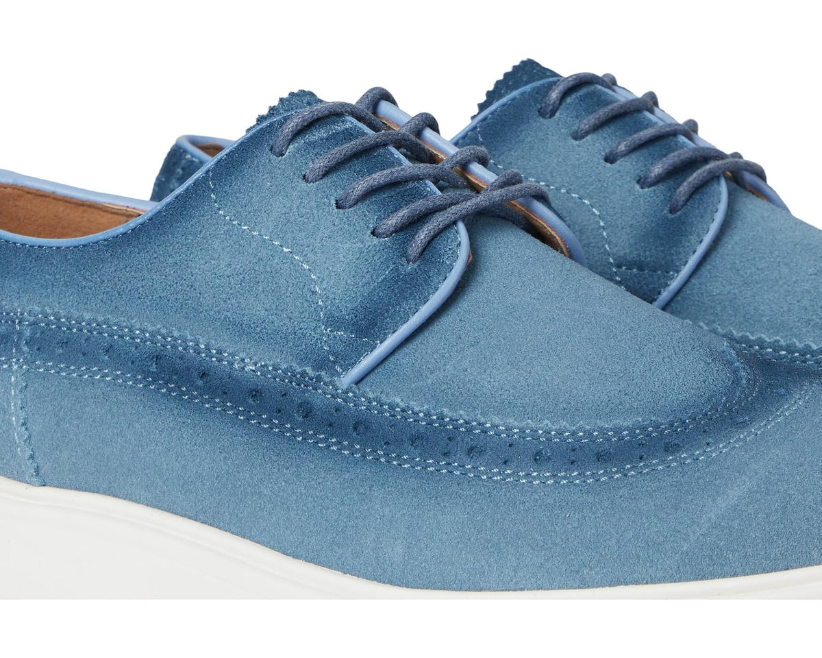 Men's Stacy Adams Trudell Wing Tip Lace-Up Light Blue