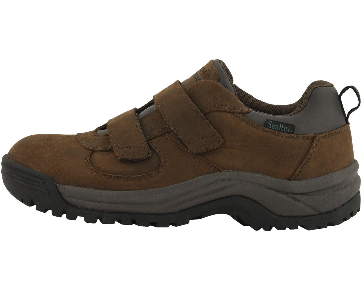 Men's Propet Cliff Walker Low Strap Brown Crazy Horse