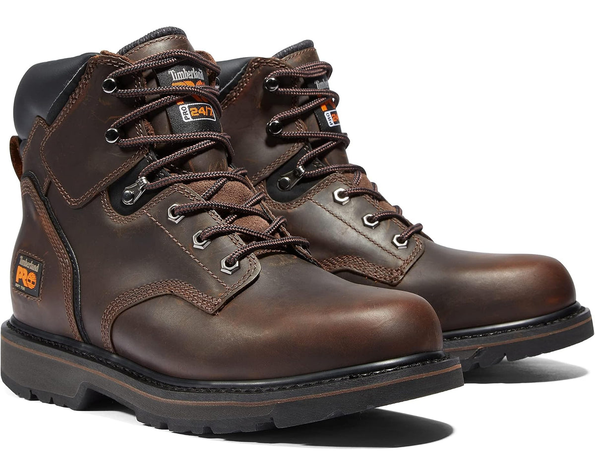 Men's Timberland PRO 6 Pit Boss Soft Toe Brown