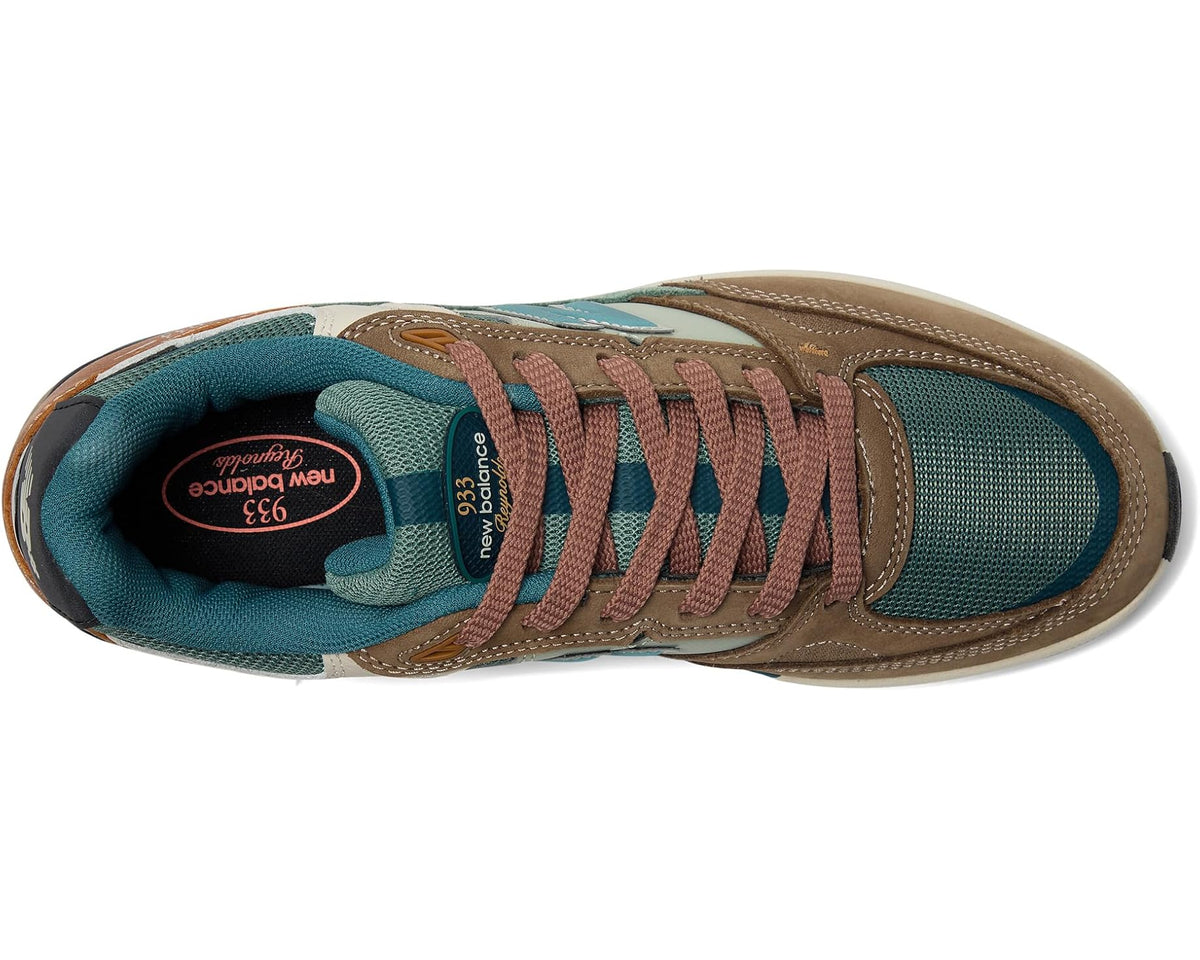 Unisex New Balance Numeric 933 Andrew Reynolds Tan/Teal