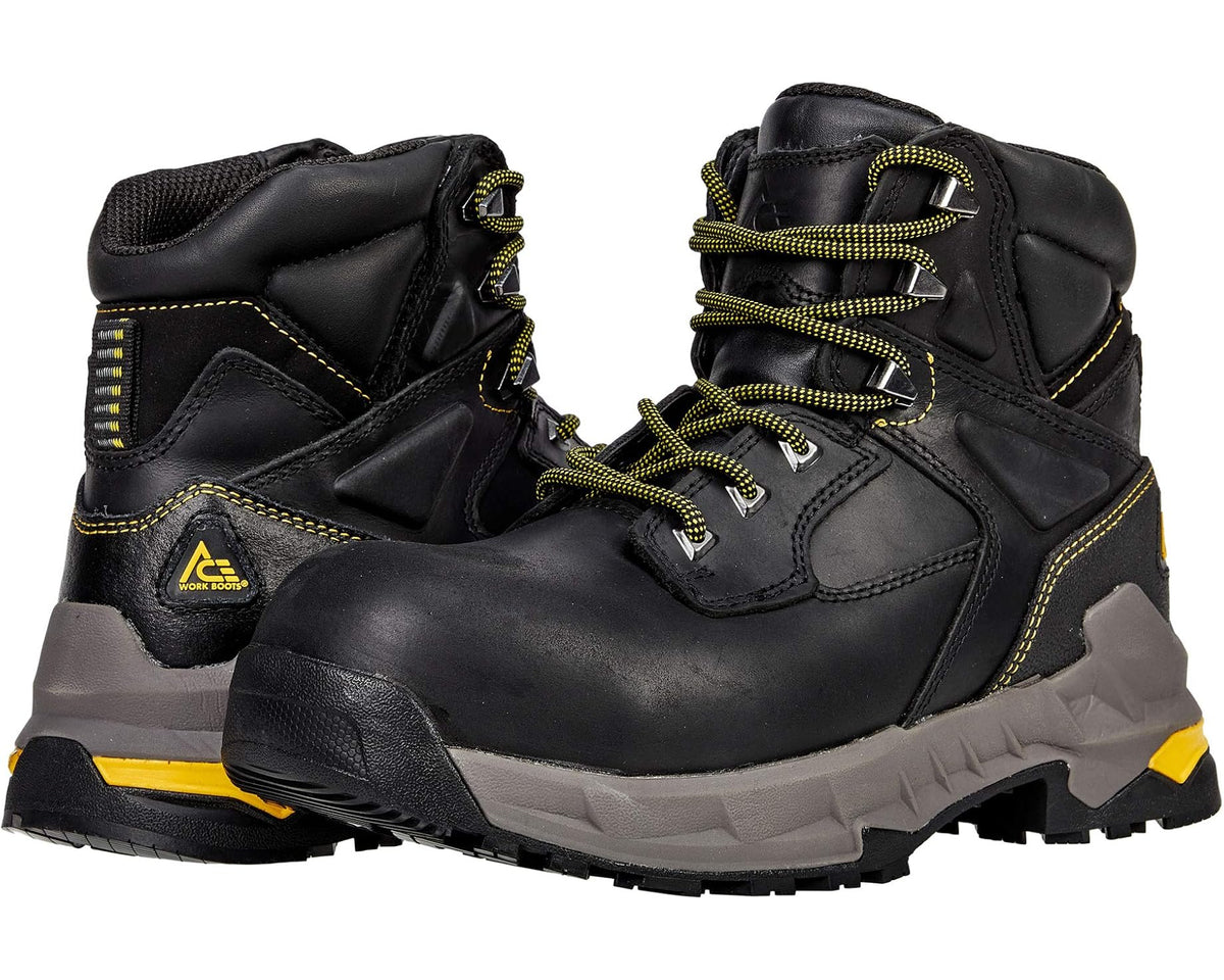 Unisex ACE Work Boots Burren Composite Toe Black