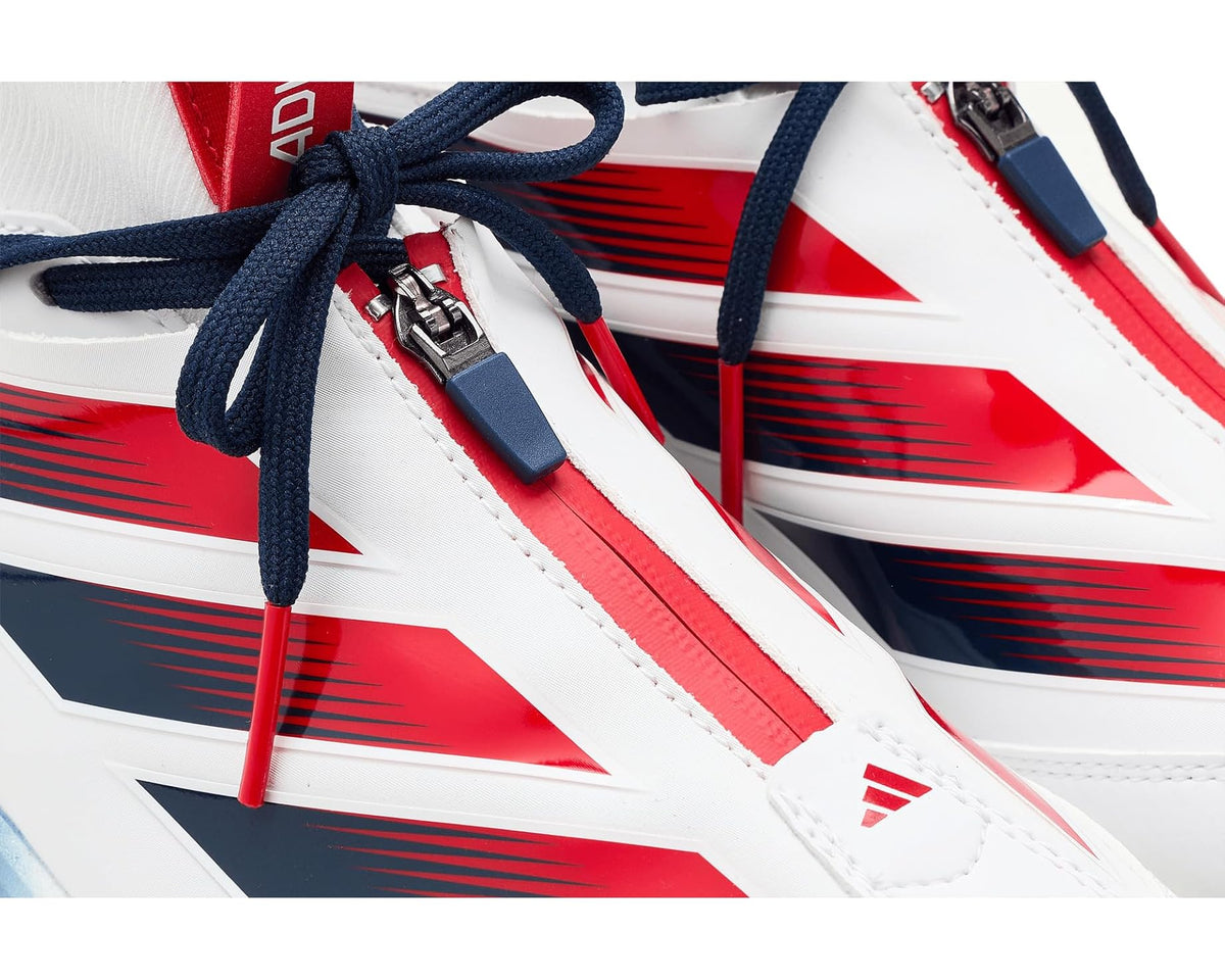 Men's adidas Adizero Impact+ 2.0 Bsb Usa Baseball Shoes White/Team Navy Blue/Team Collegiate Red