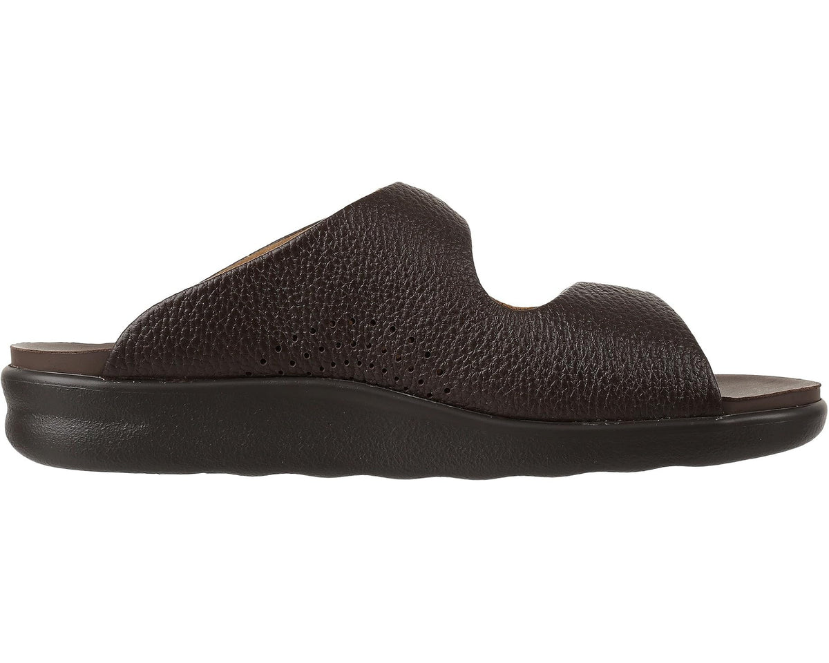 Men's SAS Encore Adjustable Comfort Slide Sandal Brown