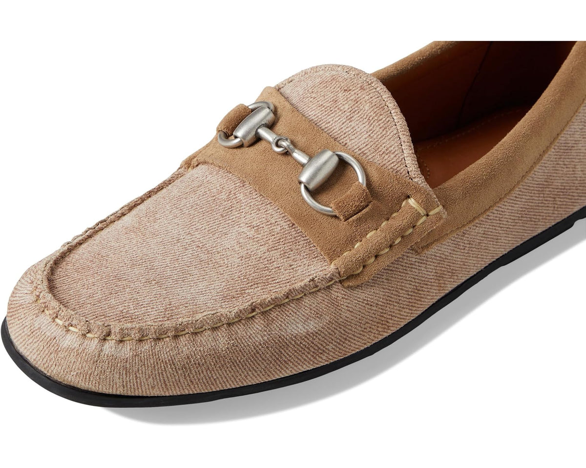 Men's Allen Edmonds Sebastian Loafer/Moc Shoes Bone Suede Mix