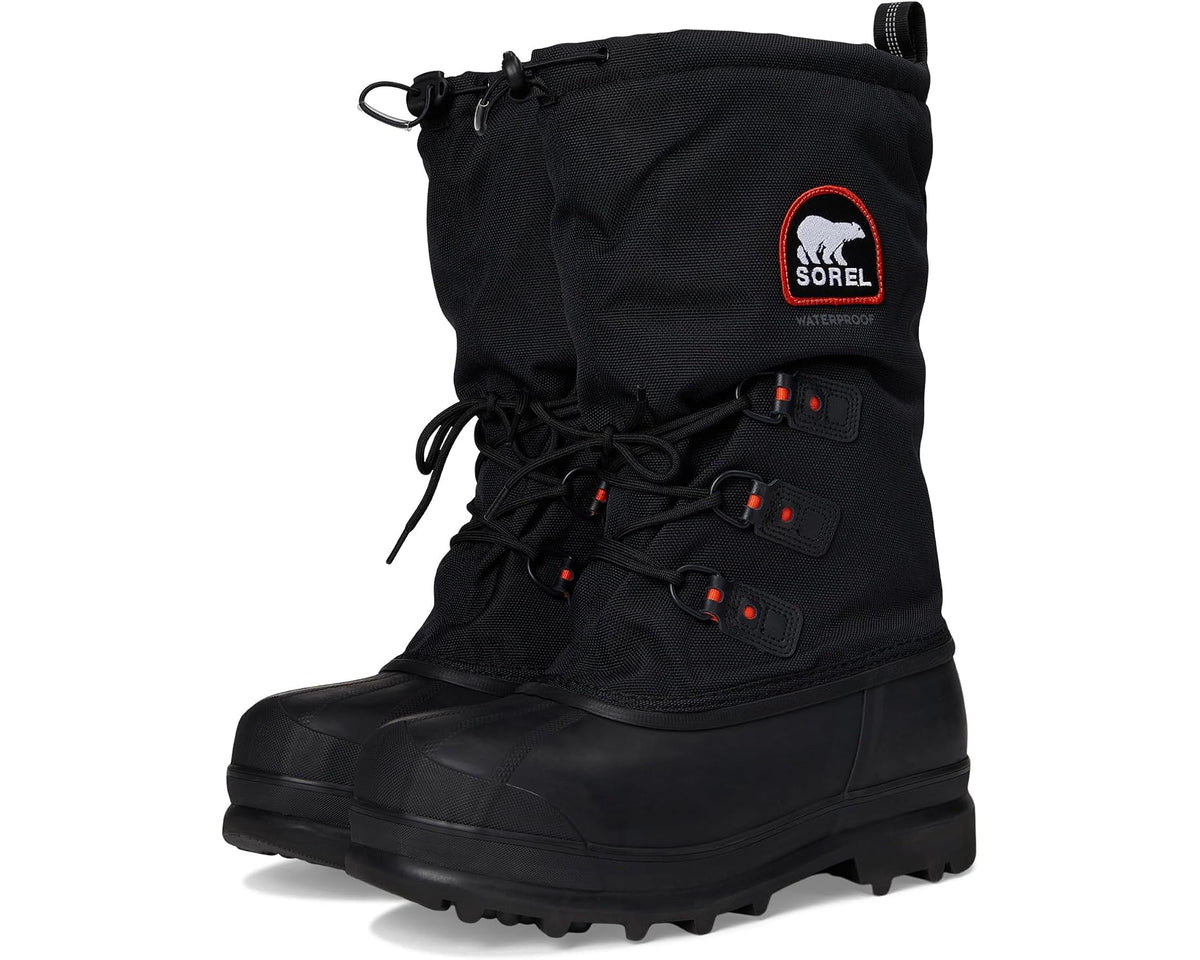 Men's SOREL Glacier Xt Black/Red Quartz