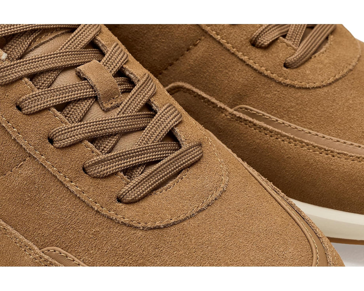 Men's Peter Millar Journeyman Suede Sneaker Dark Jute