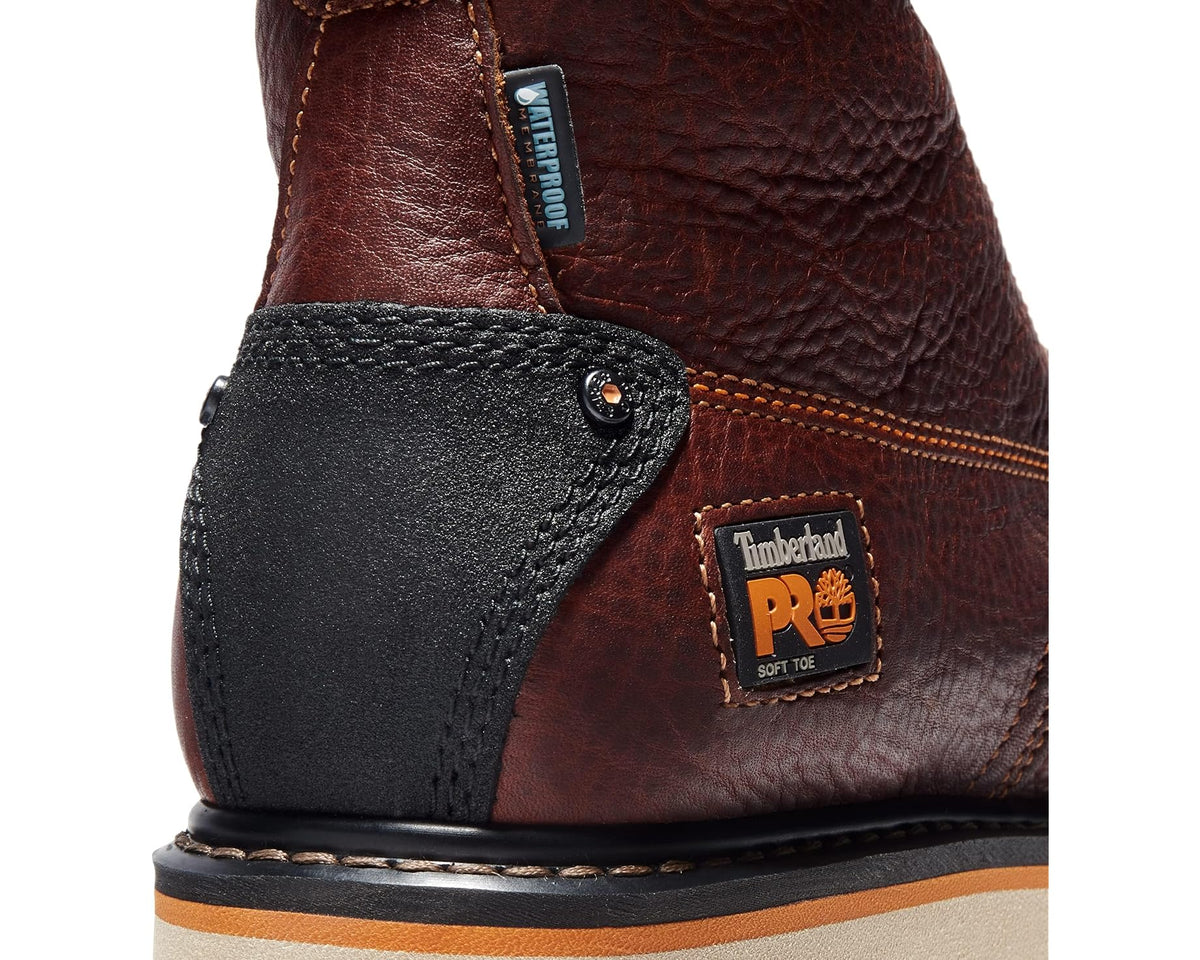 Men's Timberland PRO Gridworks 6 Moc Soft Toe Waterproof Brown Tempest Rancher